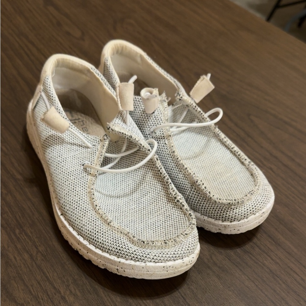 Hey Dude Women's Sneakers - Grey and White